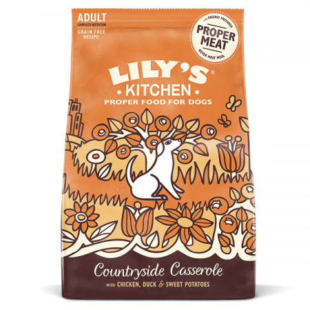 Câini - Hrana uscata pentru caini Lily's Kitchen Grain Free, Chicken & Duck