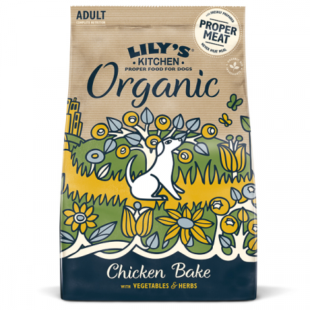 Câini - Hrana uscata pentru caini Lily's Kitchen Organic, Chicken & Vegetable Bake