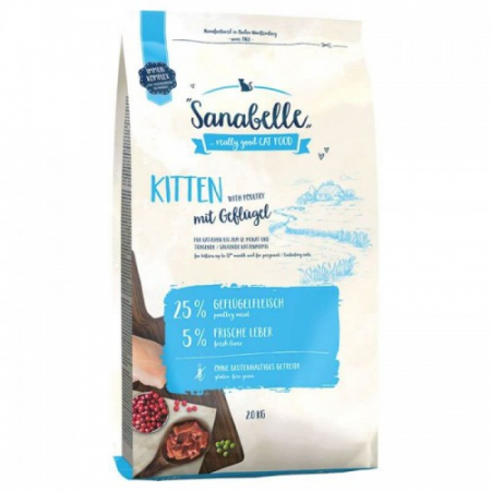Hrană uscată - Hrana uscata pentru pisici Sanabelle Kitten 10 kg
