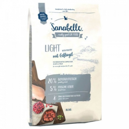 Hrană uscată - Hrana uscata pentru pisici Sanabelle Light 10 kg