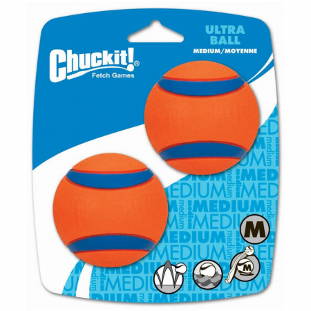 Jucării - Pachet 2 mingi Chuckit Ultraball , marimea M