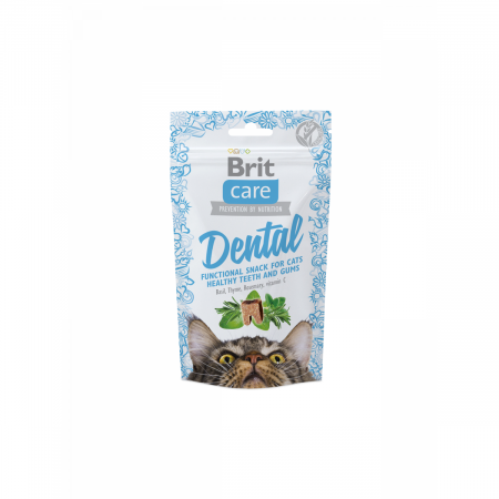 Recompense - Recompense pentru pisici Brit Care Cat Snack Dental 50 g