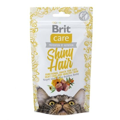 Recompense - Recompense pentru pisici Brit Care Cat Snack Shiny Hair 50 g
