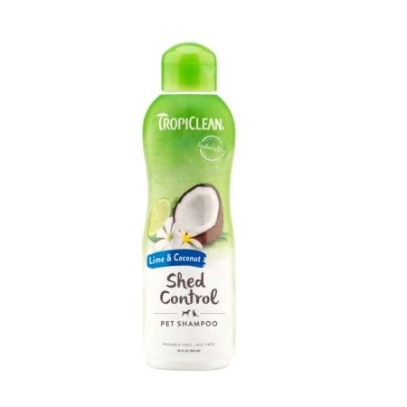 Câini - Sampon Tropiclean Lime & Coconut, pentru caderea de par, 592 ml