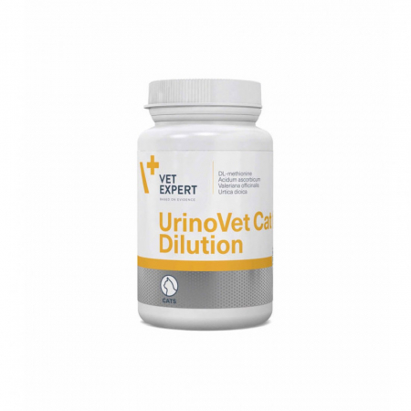 Pisici - UrinoVet Cat Dilution Twist Off, VetExpert, 45 capsule
