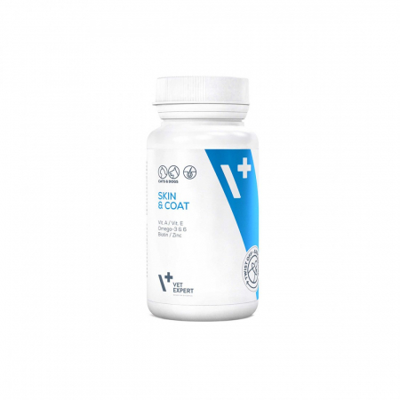 Pisici - Vetexpert, Skin& Coat, 30 capsule