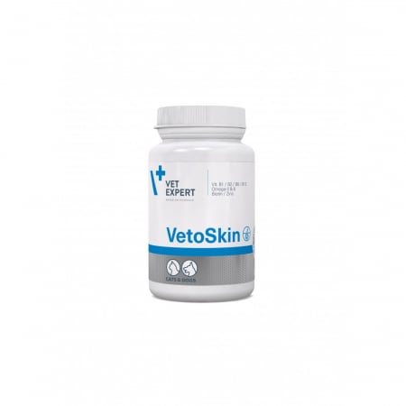 Pisici - VetoSkin Twist OFF, VetExpert, 90 capsule