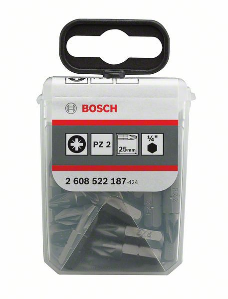 Bosch Cap de surubelnita extra dur PZ 2, 25mm, set 25 buc 25mm imagine 2022