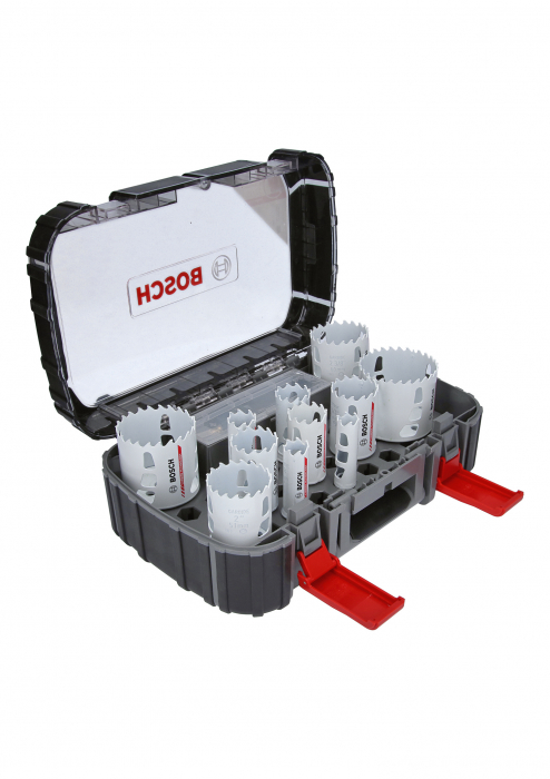 Bosch Caseta 11 carote Endurance for Heavy Duty 20 22 25 32 35 40 44 51 60 68 76 mm Accesorii imagine 2022