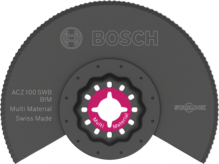 Bosch Cutit segmentat tais ondulat BIM ACZ100SWB StarLock Multimaterial, 100mm 100mm imagine 2022