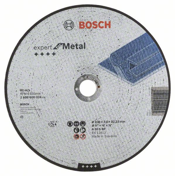 Bosch Disc de taiere drept Expert for Metal A 30 S BF, 230mm, 3.0mm 230mm imagine 2022