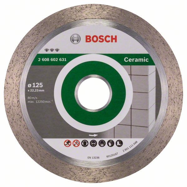 Bosch Disc diamantat Best for Ceramic 125×22,23×1,8x10mm 125x2223x18x10mm imagine 2022