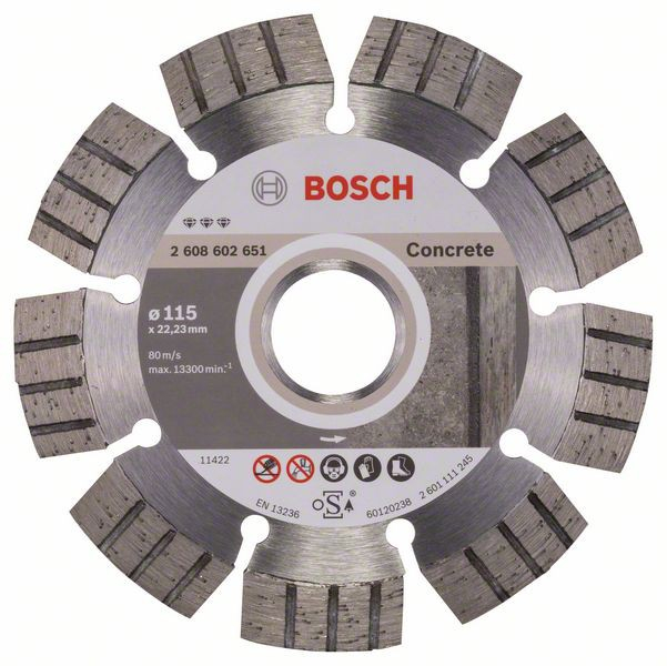 Bosch Disc diamantat Best for Concrete 115×22.23×2.2x12mm 115x22.23x2.2x12mm imagine 2022
