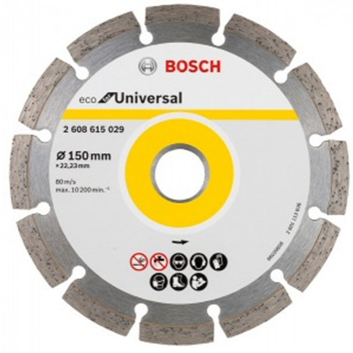 Bosch Disc diamantat ECO Universal 150×22.23×2.1mm 150x22.23x2.1mm imagine 2022