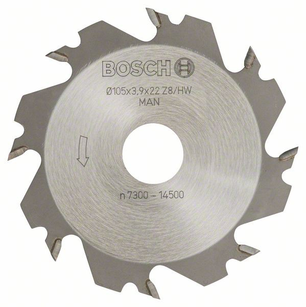 Bosch Freza disc HW pentru GFF 22 A, 105x22x4mm, 8T