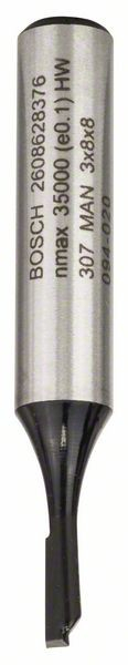 Bosch Freza dreapta, 8mm, D1 3mm, L 8mm, G 51mm 8mm, D1 3mm, L 8mm, G 51mm 3mm imagine 2022