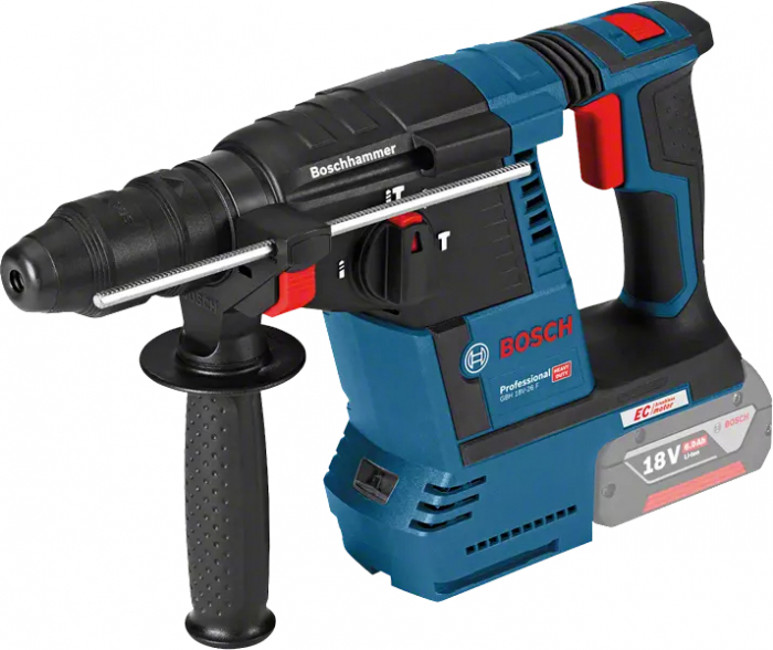 Bosch GBH 18V-26 (solo) Ciocan rotopercutor brushless, Li-Ion, 2.6J, fara acumulator in set