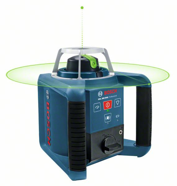 Bosch GRL 300 HVG+LR1+RC1+WM4 nivela laser rotativa, 100m, receptor 300m, precizie 0.1 mm m