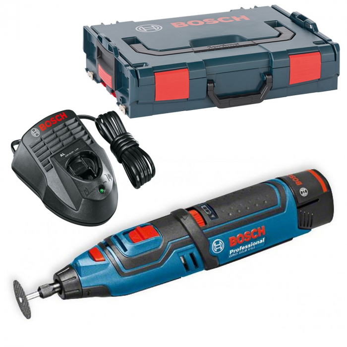 Bosch GRO 12V-35 Multifunctional rotativ cu acumulator, 12V + 2 x Acumulatori GBA 12V 2.0Ah + Incarcator rapid GAL 1230 CV + L-Boxx 1230 imagine 2022