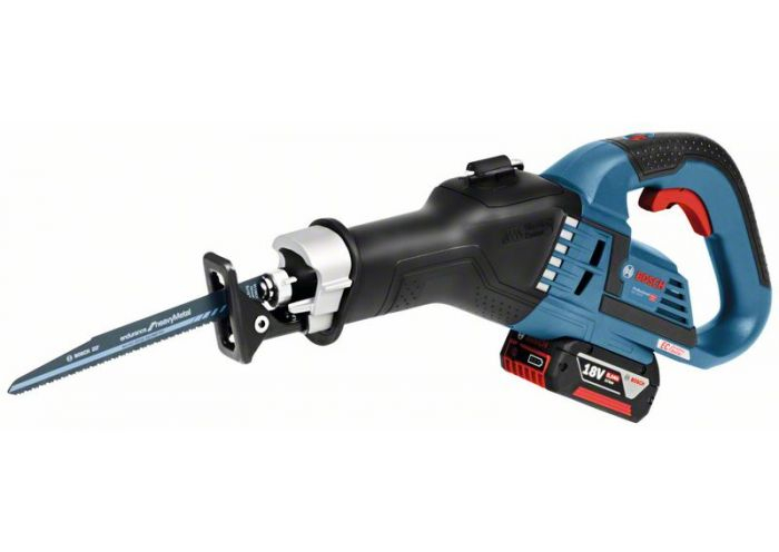 Bosch GSA 18V-32 Ferastrau sabie cu acumulator, 18V, 230mm +2 x Acumulatori GBA 18V 5.0Ah + Incarcator rapid GAL 1880 CV + Valiza profesionala 1880 imagine 2022