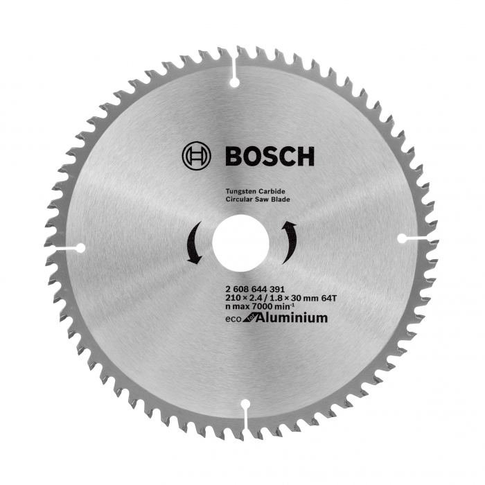 Bosch Panza ferastrau circular Eco for Aluminium, 210x30x2.4mm, 64T 210x30x2.4mm imagine 2022