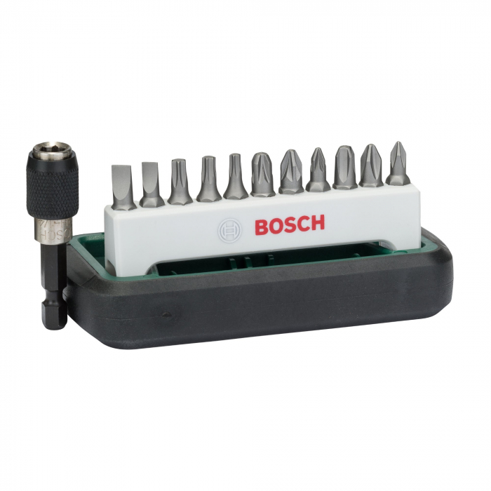 Bosch Set 12 capete de surubelnita standard, mixt (S, PH, PZ, T) (S imagine 2022