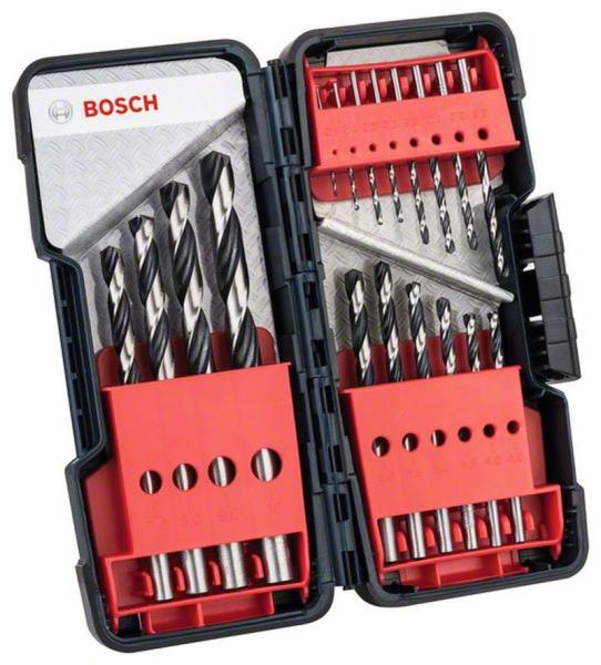 Bosch Set 18 burghie spirale HSS PointTeQ ToughBox, D1-10mm Accesorii imagine 2022
