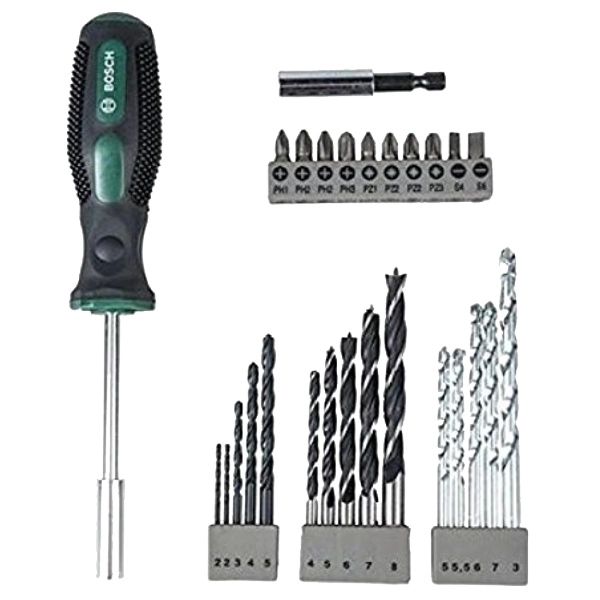 Bosch Set 27 accesorii,burghie si capete surubelnita Accesorii imagine 2022
