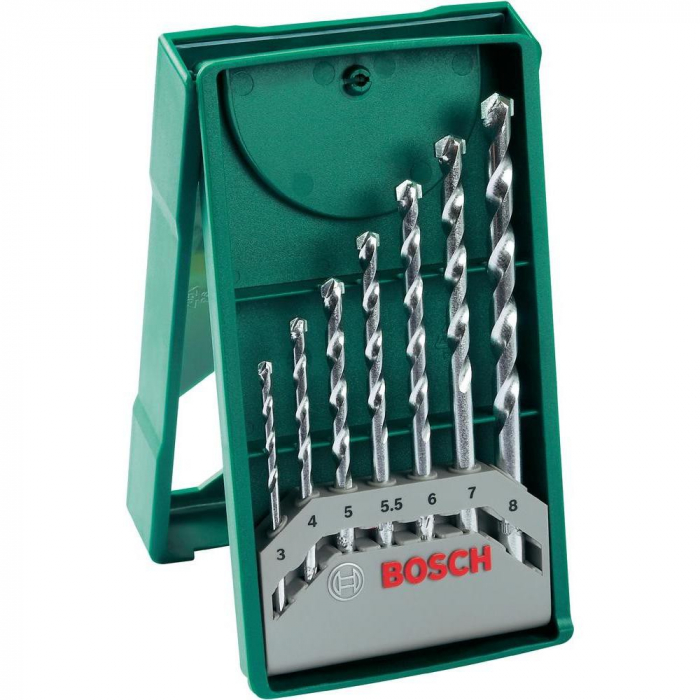 Bosch Set 7 burghie X-Line pentru zidarie, D3-8mm Accesorii imagine 2022