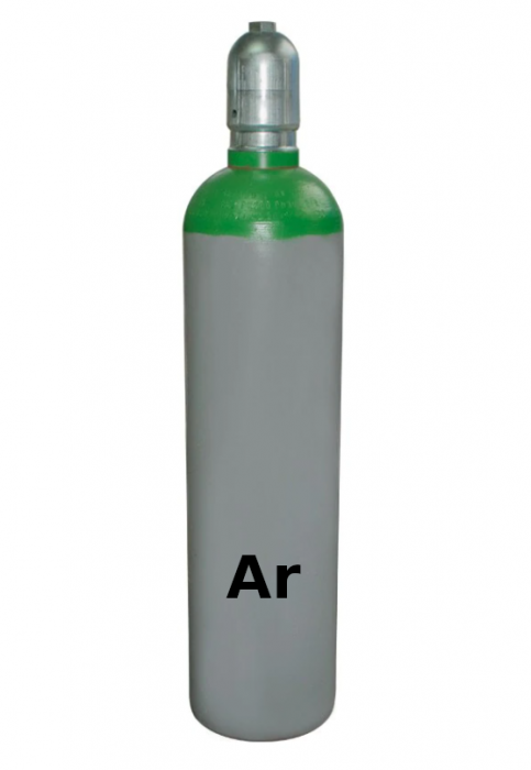 Butelie metalica 10L 200 Bar verde cu 2mc Argon 10L imagine 2022