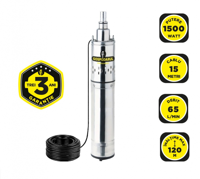 GP – POMPA SUBMERSIBILA – APA CURATA – CU SNEC – 4QGD-1500 4QGD-1500 imagine 2022