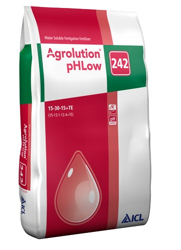 Ingrasamant hidrosolubil AGROLUTION pHLow 15-30-15+ME, 25 kg 15-30-15+ME imagine noua congaz.ro 2022