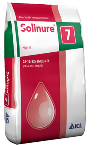 Ingrasamant hidrosolubil SOLINURE 7 High N 24+12+12+2Mg+ME, 25 kg