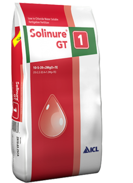 Ingrasamant hidrosolubil SOLINURE GT 1 10+05+39+2Mg+ME, 25 kg