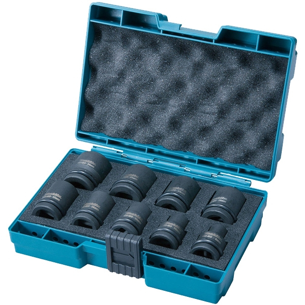 Makita B-66232 Set 9 chei tubulare impact, 8-21 mm, 1 2 inch