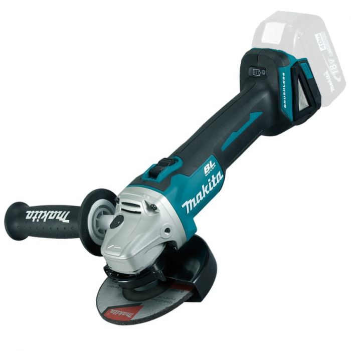 Makita DGA506Z Polizor unghiular brushless 22.23x125mm, Li-Ion, 18V, fara acumulator in set (Solo)