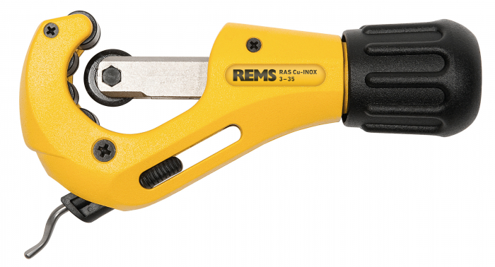 REMS Set promo Masina de indoit tevi Curvo Set 15-18-22-28 580027 R220 + Taietor tevi RAS Cu INOX 3-35 113350 R 580X03 [2]