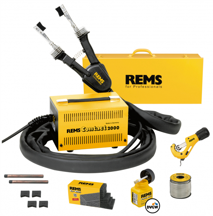 REMS Statie lipit tevi cupru Contact 2000 Super-Pack 164050