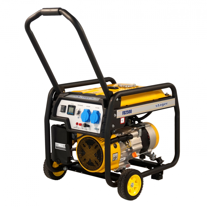 Stager FD 2500 Generator open-frame 2.2kW, monofazat, benzina, pornire la sfoara [2]