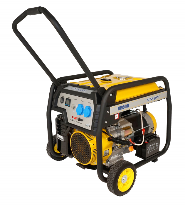 Stager FD 9500E Generator open-frame 7.5kW, monofazat, benzina, pornire electrica [2]