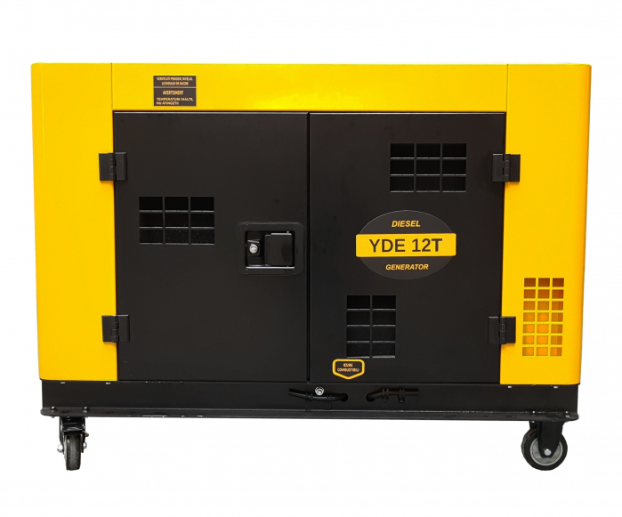 Stager YDE12T Generator insonorizat 10kVA, 39A, 3000rpm, monofazat, diesel, pornire electrica 10kVA imagine noua congaz.ro 2022