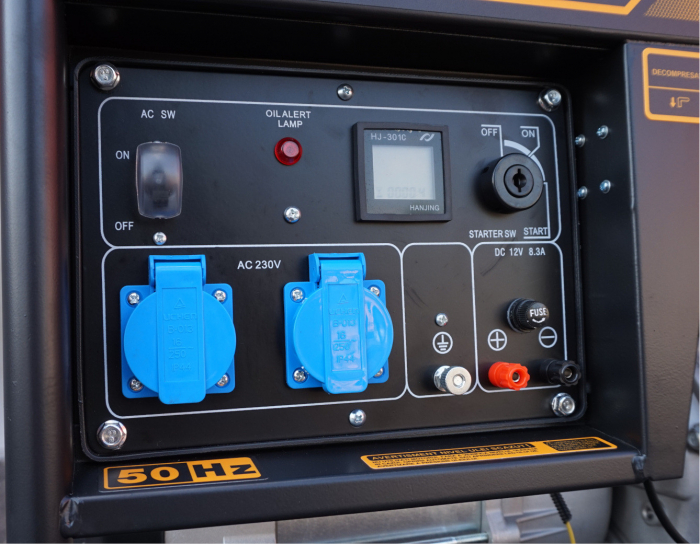 Stager YDE6500E Generator open-frame 5kVA, 20A, 3000rpm, monofazat, diesel, pornire electrica [3]