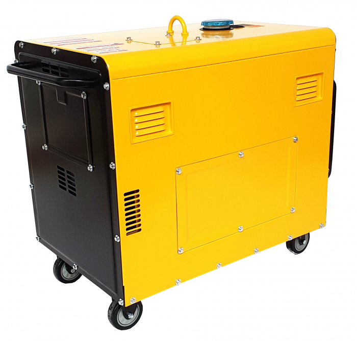 Stager YDE7000TD3 Generator insonorizat 6.3kVA, 8A, 3000rpm, trifazat, diesel, pornire electrica [3]