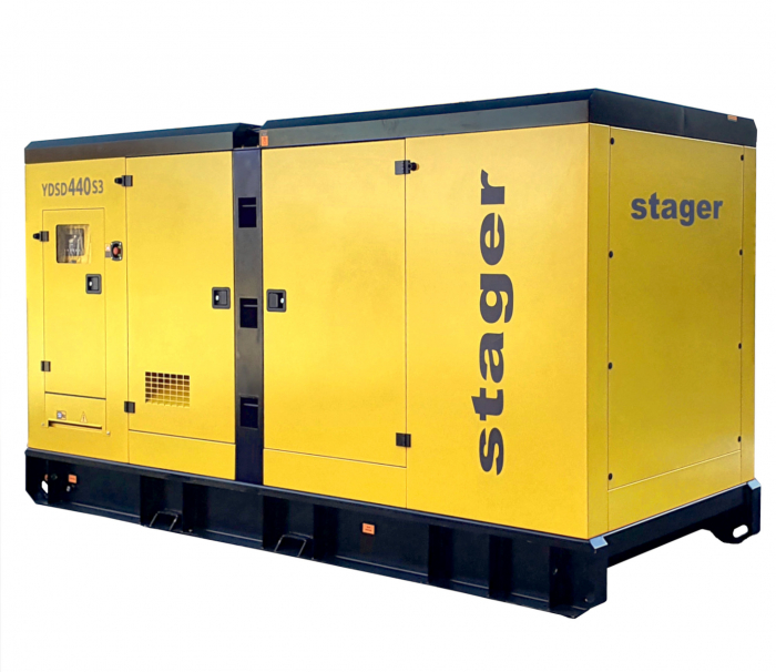 Stager YDSD440S3 Generator insonorizat 440kVA, 577A, 1500rpm, trifazat, diesel 1500rpm imagine noua congaz.ro 2022