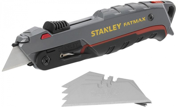 Stanley 0-10-242 Cutter cu siguranta si lama retractabila, 165mm 0-10-242 imagine noua congaz.ro 2022