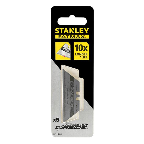 Stanley 0-11-800 Set 5 Lame trapezoidale cu carbura, 19x62mm 0-11-800 imagine 2022