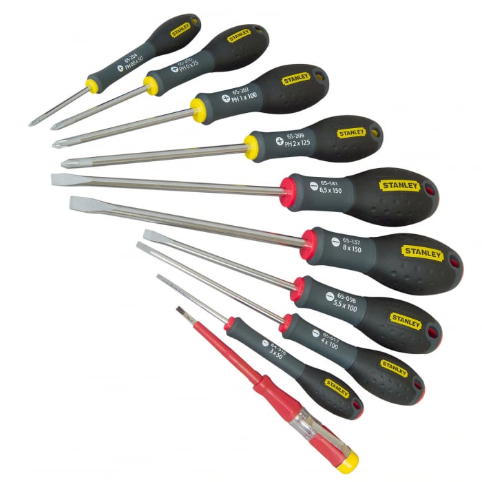 Stanley 0-65-439 Set 9 surubelnite FATMAX + tester tensiune