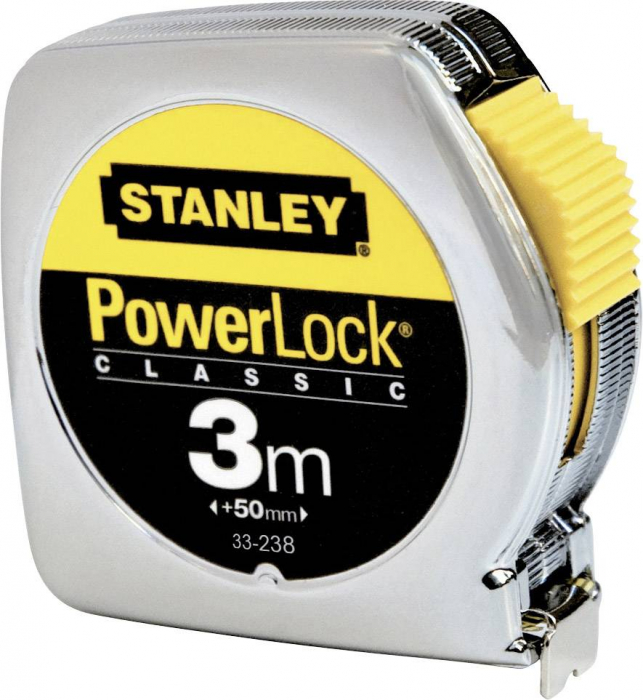 Stanley 1-33-218 Ruleta powerlock classic cu carcasa metalica 3m x 12.7mm 1-33-218 imagine 2022