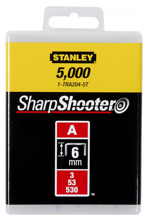 Stanley 1-TRA202T Capse standard 4 mm 5 32 1000 buc. tip a 5 53 530