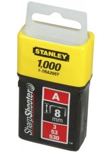 Stanley 1-TRA205-5T Capse pentru aplicatii uzuale , tip a 3 53 530 8mm 5 16